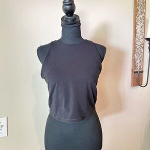 Old Navy Black High-Neck Active Sports Bra